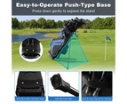 Costway Golf Stand Cart Bag w/6 Way Divider Carry Organizer Pockets Storage Navy