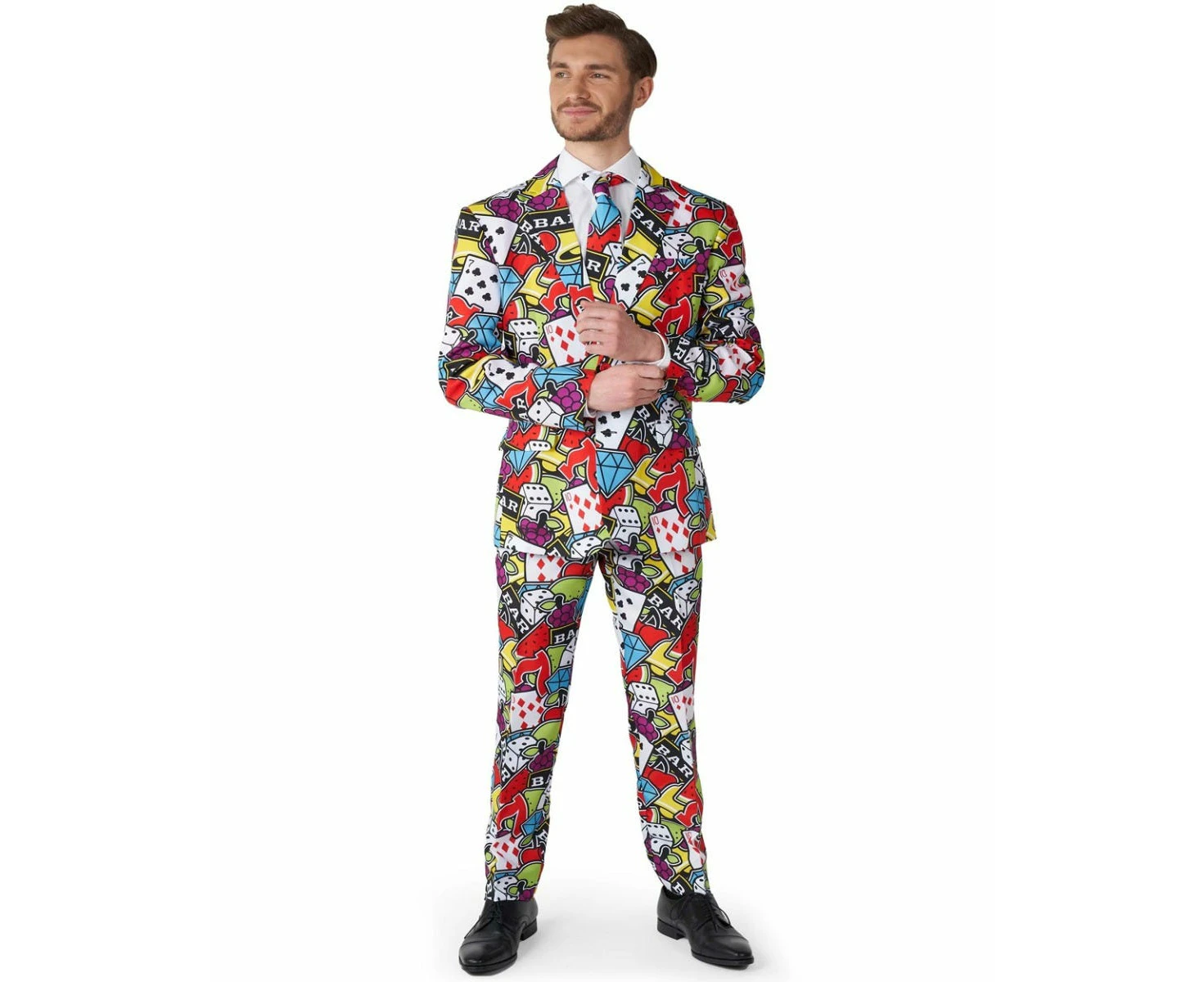 Suitmeister Casino Cards Mens Costume