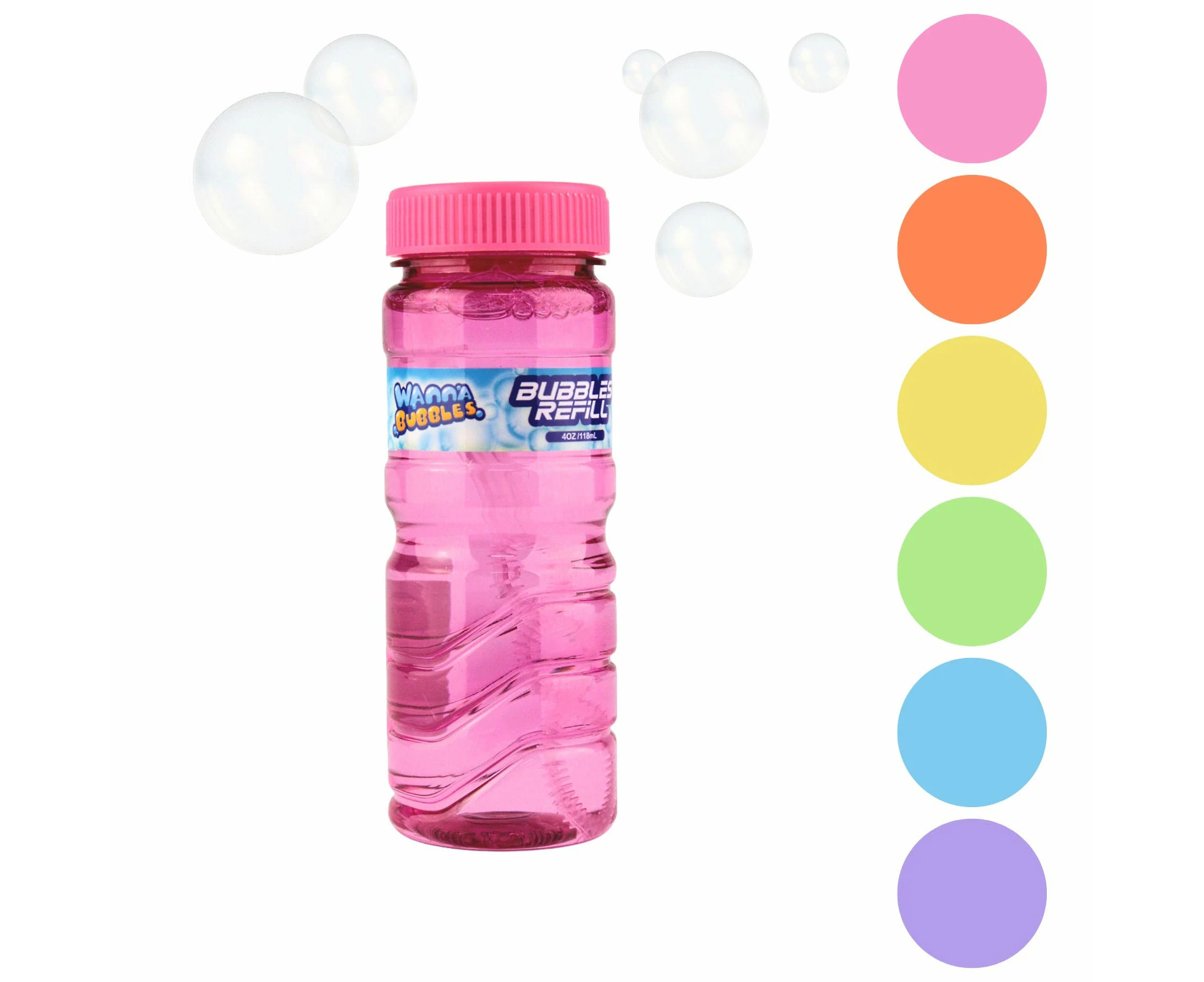 Coloured Bubble Bottle 118ml (1 Only)