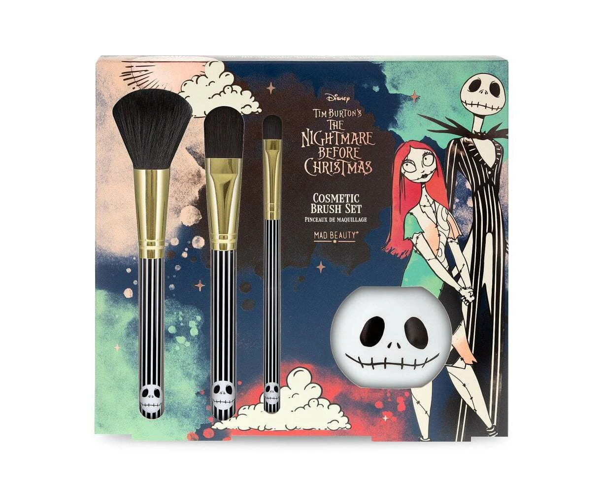 Mad Beauty Disney Nightmare Before Christmas - Cosmetic Brush Set