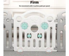 Bopeep Kids Playpen Baby Safety Gate Toddler Fence Child Play Game Toy 24 Grey