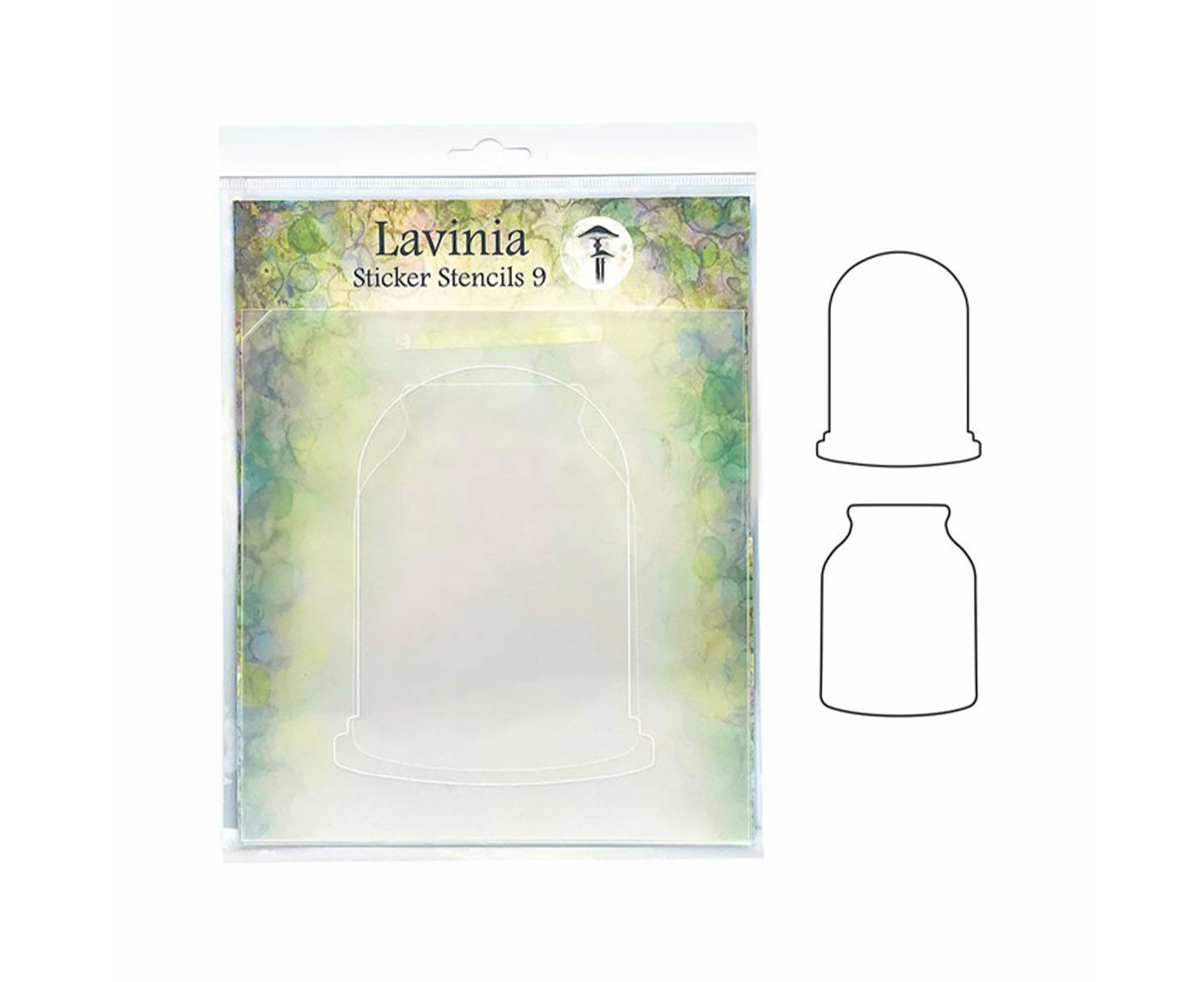 Lavinia Sticker Stencil #9 - Moon Jar Collection