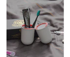 Travel Toiletry Set with Toothbrush Holder Rinse Cup and Wash Cup - Compact and Convenient light blue