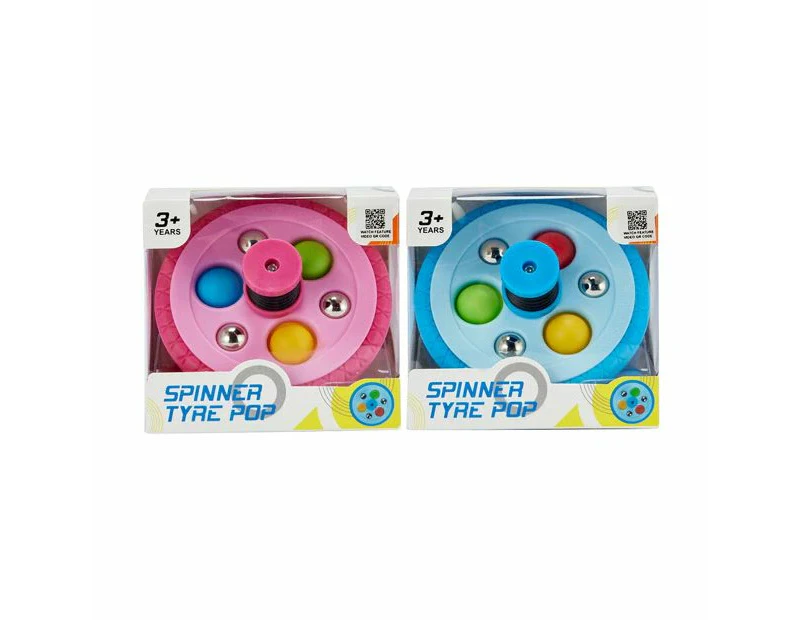 Target Spinner Tyre Pop Toy - Assorted