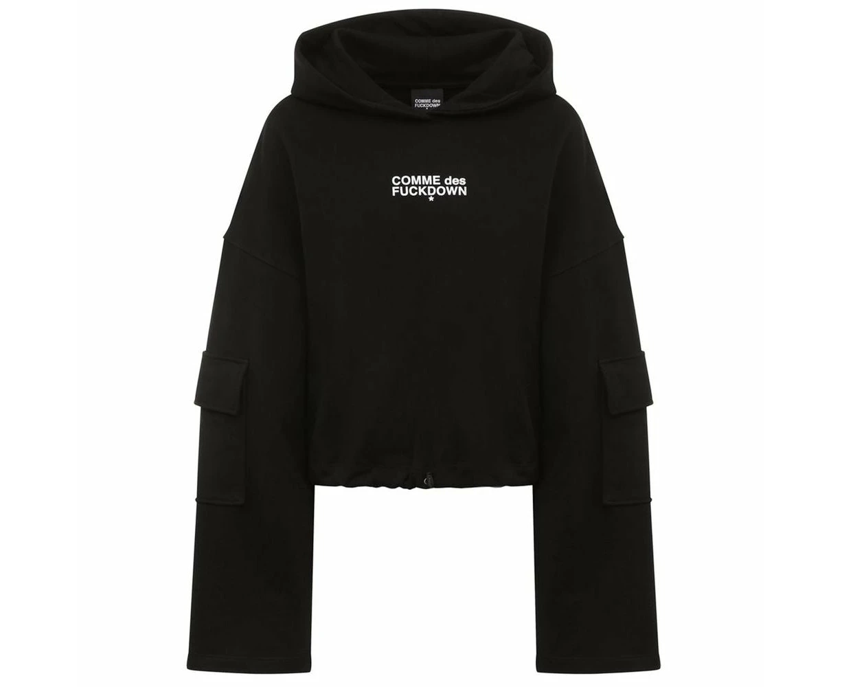 Comme Des Fuckdown Black Cotton Sweater - M