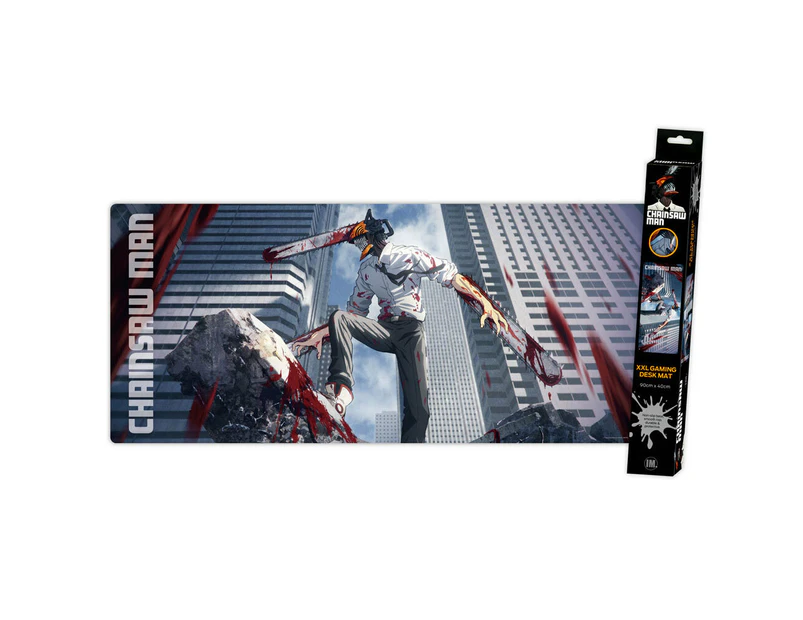 Chainsaw Man Anime/Manga City XXL Gaming Desk Mat (90 x 40cm/35.5 x 15.7")