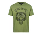 Philipp Plein Sport Mens T-Shirt TIPS127 32 Green