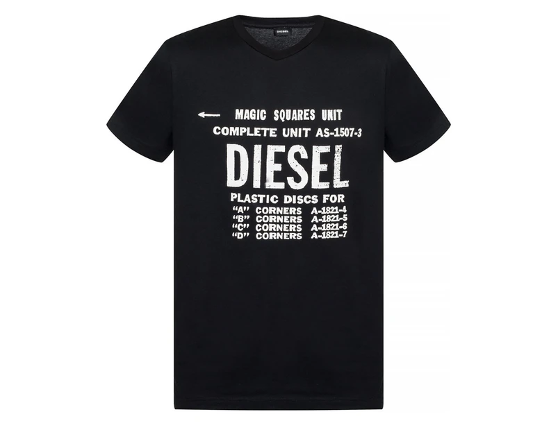 Diesel Mens T-Shirt T-Diego-B6 900 Black