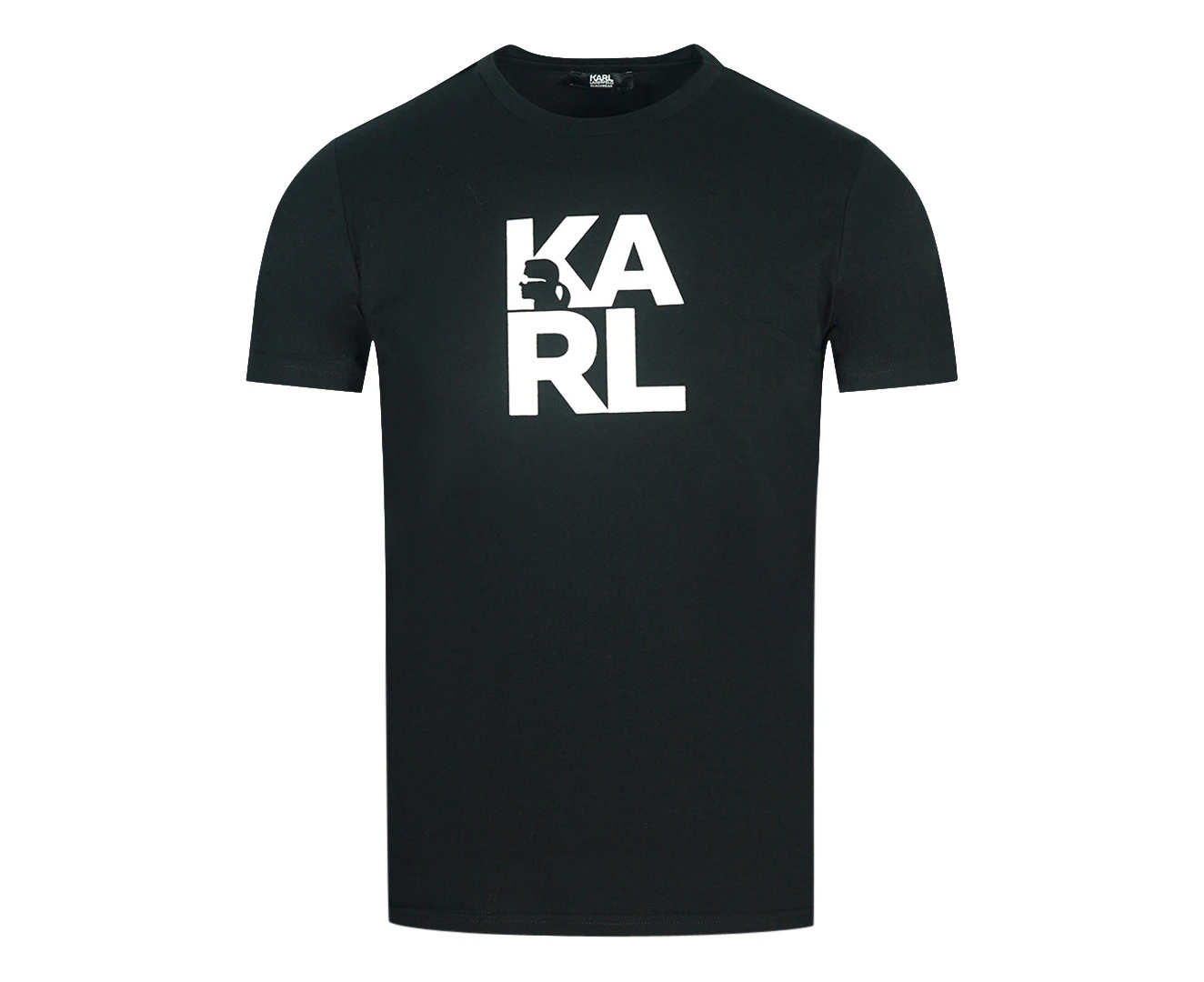 Karl Lagerfeld Mens KL22MTS01 T-Shirt Black