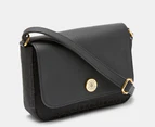 Tommy Hilfiger Brenna II Flap Crossbody Bag - Black Tonal