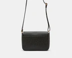 Tommy Hilfiger Brenna II Flap Crossbody Bag - Black Tonal