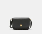 Tommy Hilfiger Brenna II Flap Crossbody Bag - Black Tonal