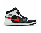 Air Jordan 1 Mid 'Black Chile Red White'