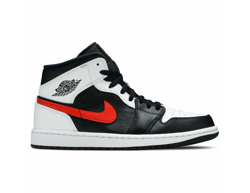 Air Jordan 1 Mid 'Black Chile Red White'