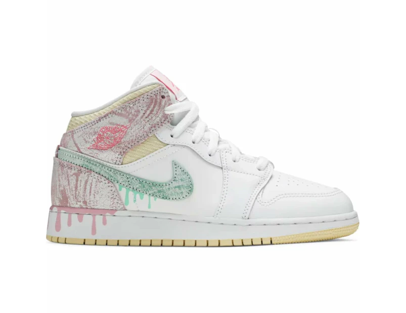 Air Jordan 1 Mid 'Paint Drip' (GS)