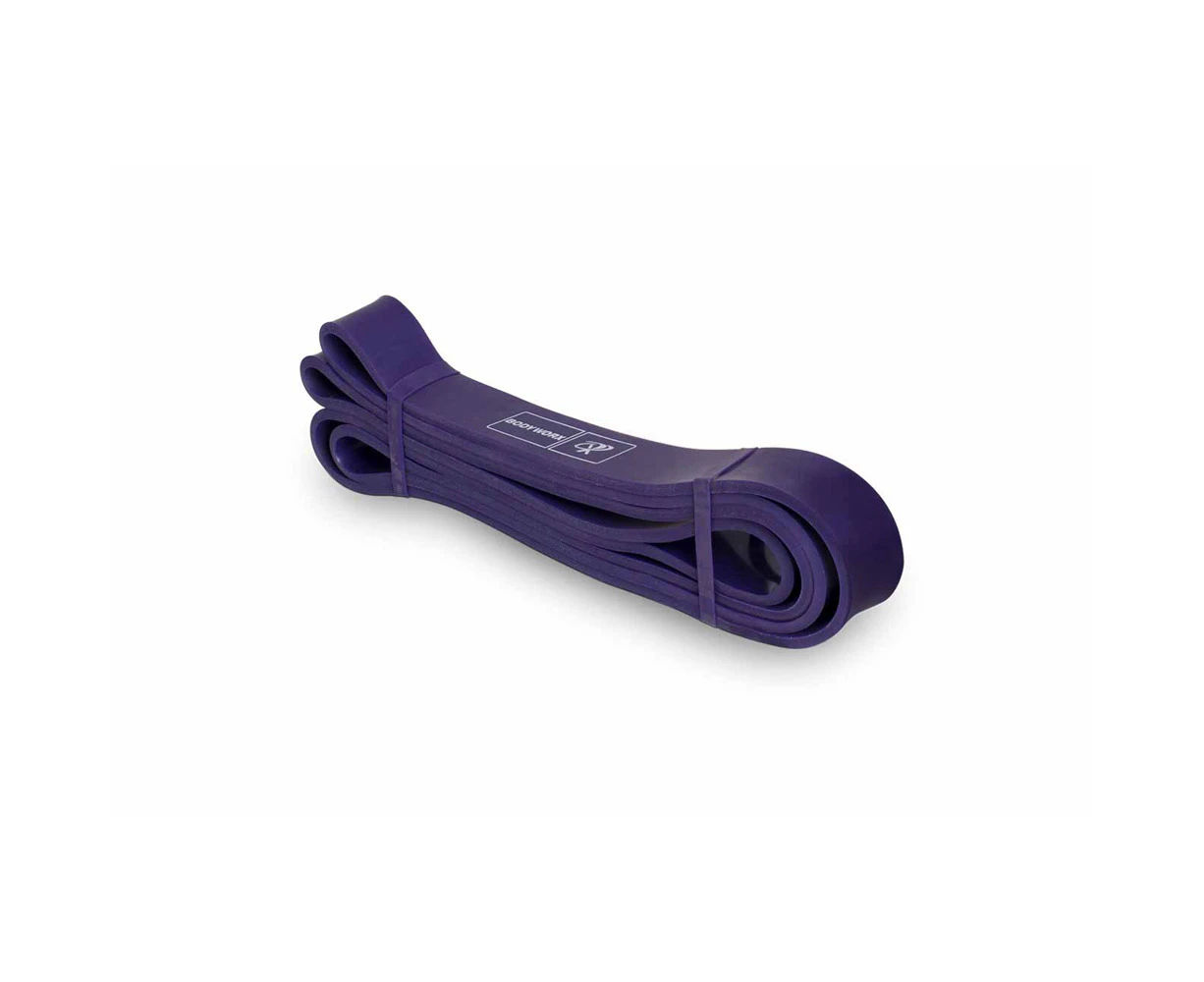 Bodyworx Strength Band Workout/Gym Fitness Elastic Extra Light 30mm Purple