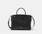 Nine West Margery Large Satchel Bag - Black