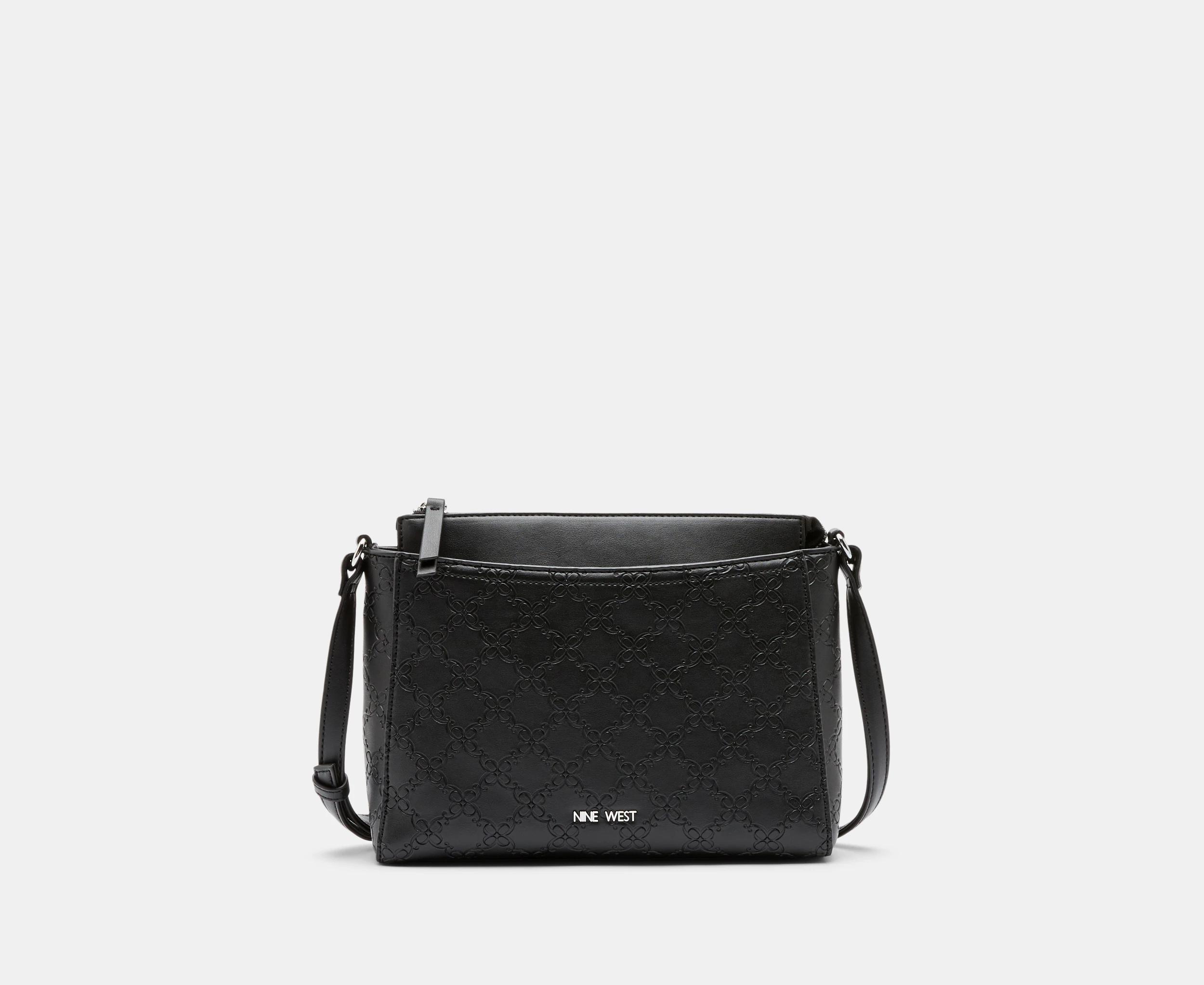 Nine West Bowie Mini Top Zip Crossbody Bag - Black