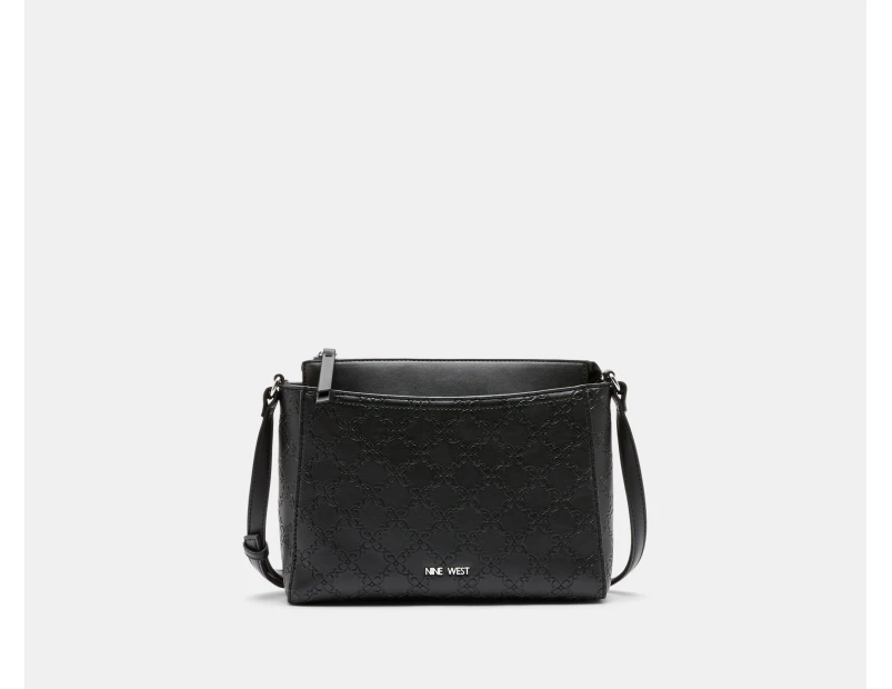 Nine West Bowie Mini Top Zip Crossbody Bag - Black