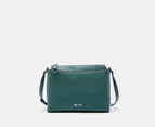 Nine West Bowie Mini Top Zip Crossbody Bag - Bottle Green