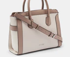 Nine West Margery Large Satchel Bag - Cement/Multi