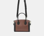 Nine West Margery Small Satchel Bag - Mahogany/Multi