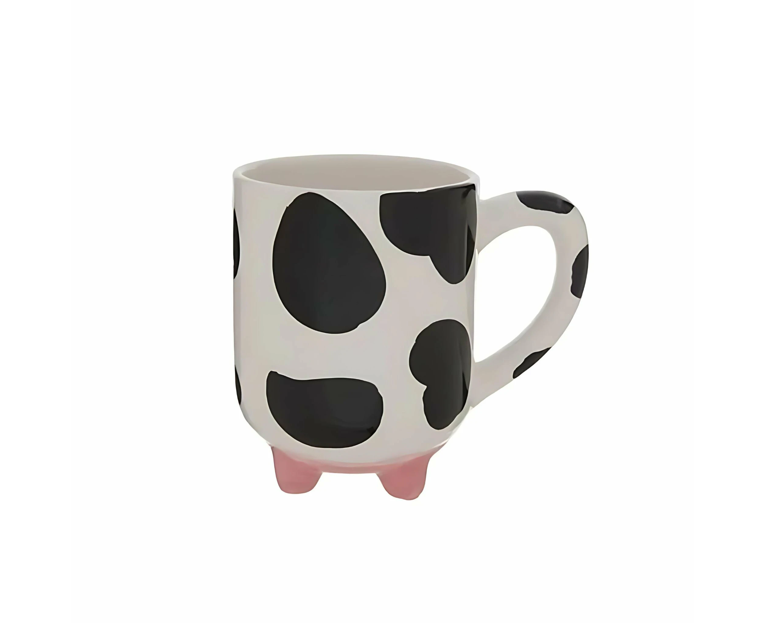 Anygleam Coffee Mug Ceramic With Cow Print Hot Bevarages Drinkware