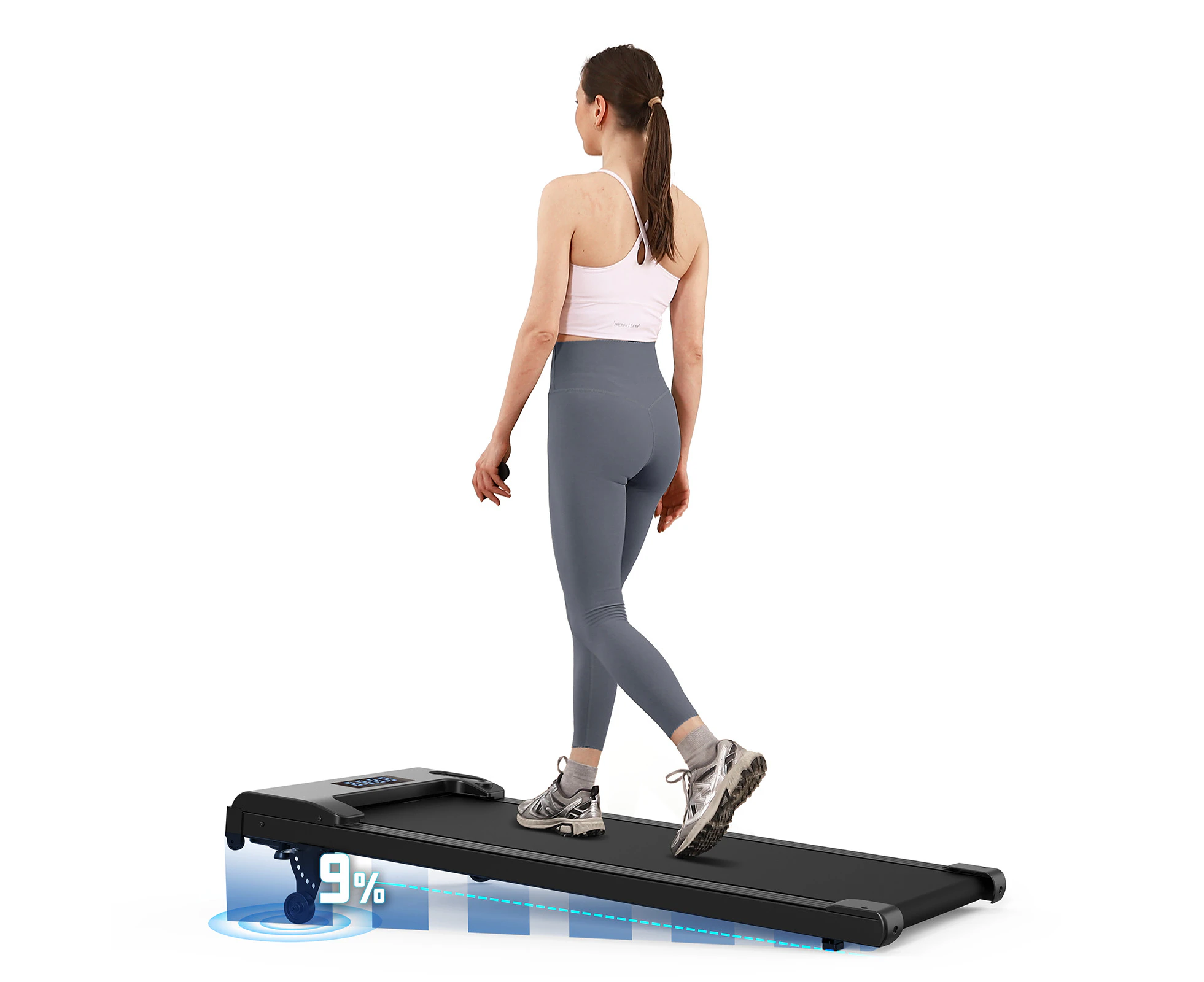 Walking Pad With Incline, Under Desk Treadmill, 2.5HP Brushless Motor, Walking Pad Treadmill For Home And Office Use