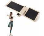 Ankle Balance Training Board Foot Strengthener Trainer Wooden Stability Exercises Pad