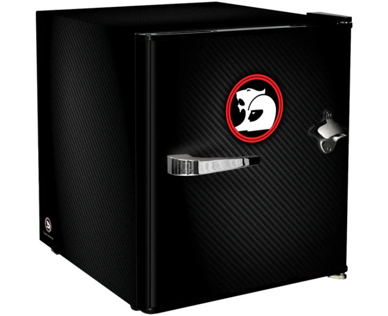 Holden HSV Retro Black Vintage Mini Bar Fridge 46 Litre Schmick Brand With Opener