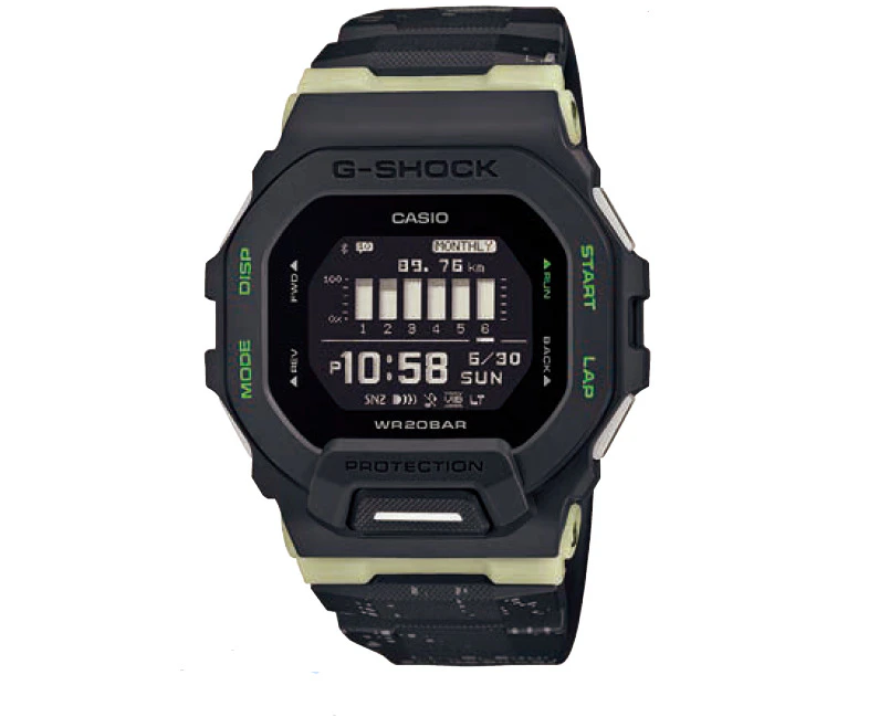 G-Shock Black Resin Band Watch GBD200LM-1D