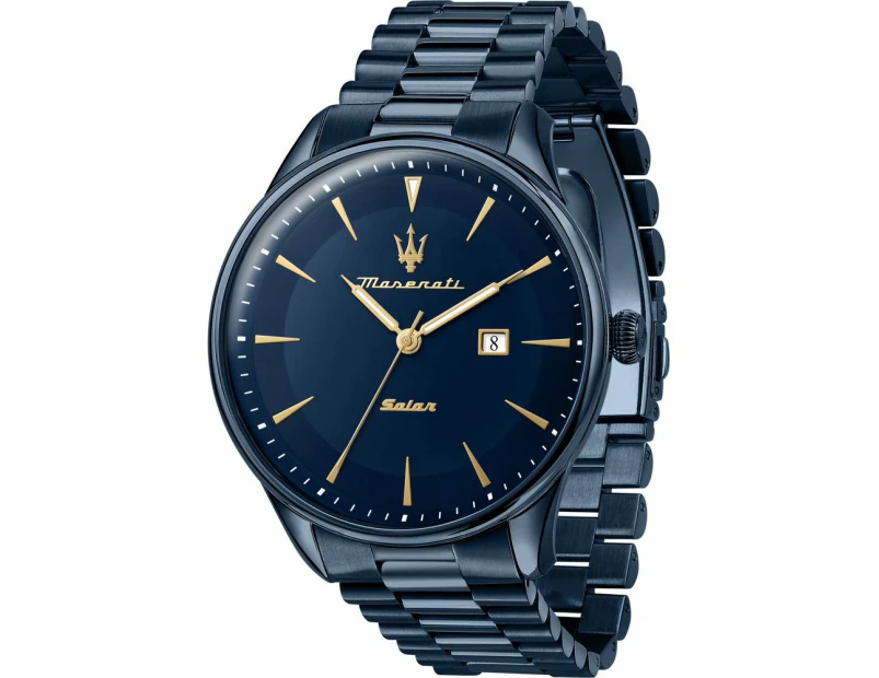 Maserati Tradizione Solar Blue Dial Quartz Watch – A Masterpiece Of Elegance