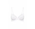 Mae Mesh Bra - White, 32, J