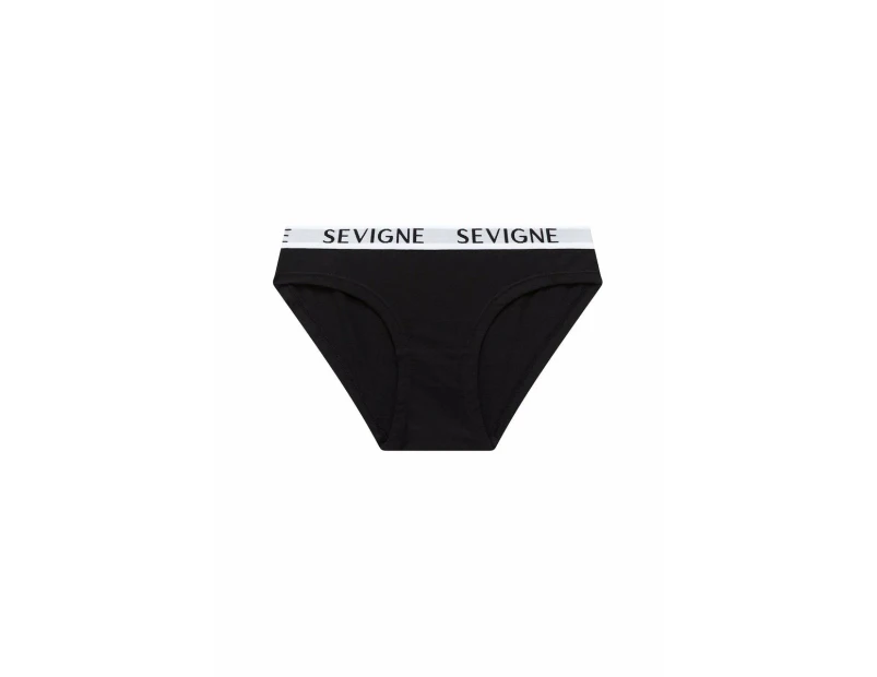 Miss Confident Logo Brief - Black, S