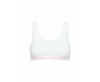 Miss Confident Crop Top - White, M