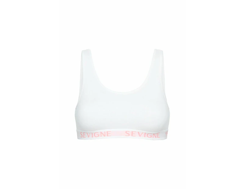 Miss Confident Crop Top - White, M