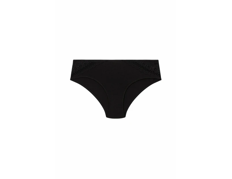 Miss Happy Brief - Black, XL