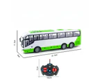 Remote Control Bus All Directions Driving RC School Bus Electronic Vehicle Toy With LED Lights-White