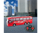 Remote Control Bus All Directions Driving RC School Bus Electronic Vehicle Toy With LED Lights-Red