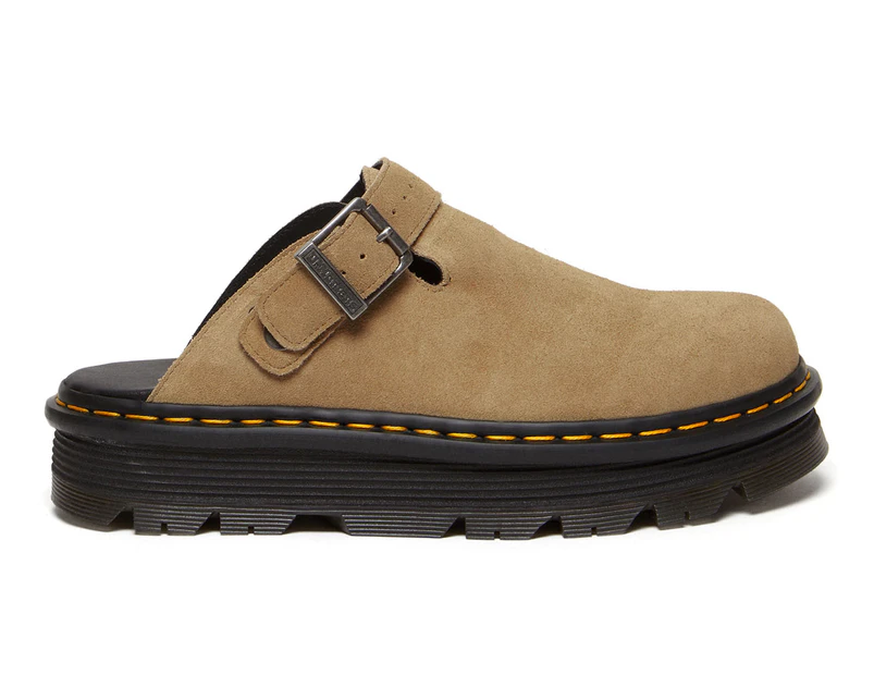 Dr. Martens Unisex Zebzag Mules - Savannah Tan E.H Suede MB