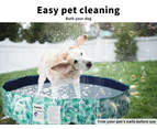 Pawz 80cm Pet Dog Swimming Pool Cat Portable BathTub Kid Shower Washing Folding