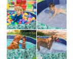 Pawz 100cm Pet Dog Swimming Pool Cat Portable BathTub Kid Shower Washing Folding