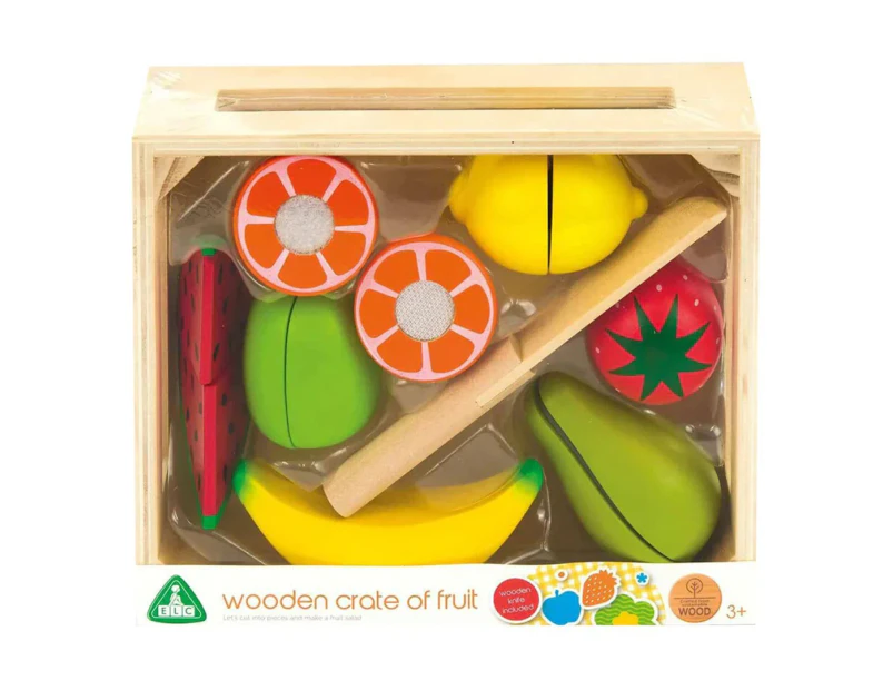 Early Learning Centre Wooden Crate of Fruit Set