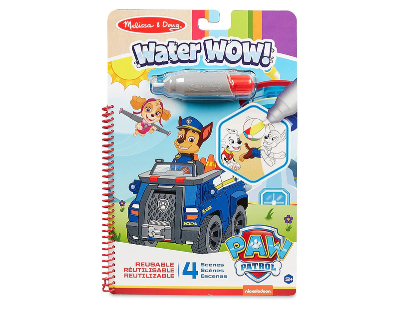 Melissa & Doug Water Wow! PAW Patrol Chase Reusable Colouring Book