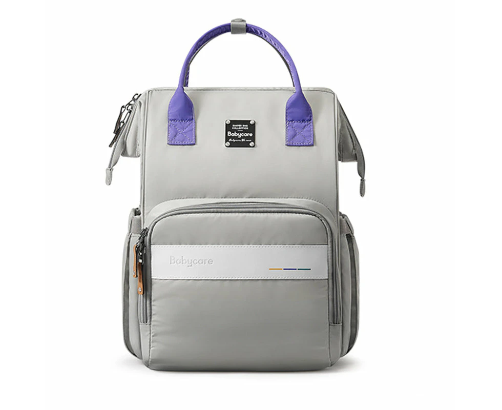 Bc Babycare Diaper Bag Backpack Classic - Monsoon Grey