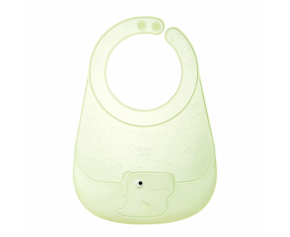 Bc Babycare Soft Silicone Baby Bib - Green