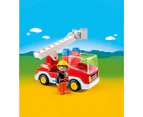 Playmobil 1.2.3 Ladder Unit Fire Truck Playset