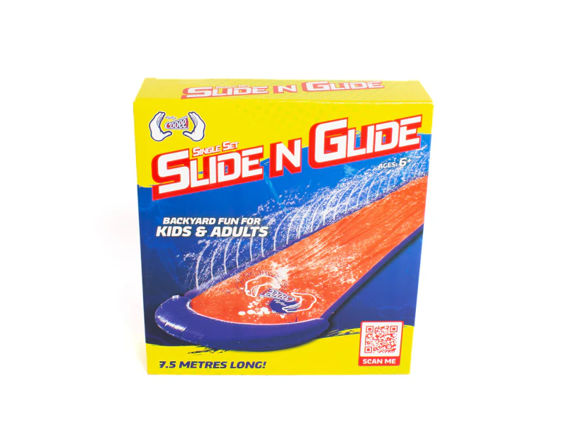 Cooee Slide 'n' Glide Single Kids/Family Outdoor Summer Swimming/Pool Toys 6y+