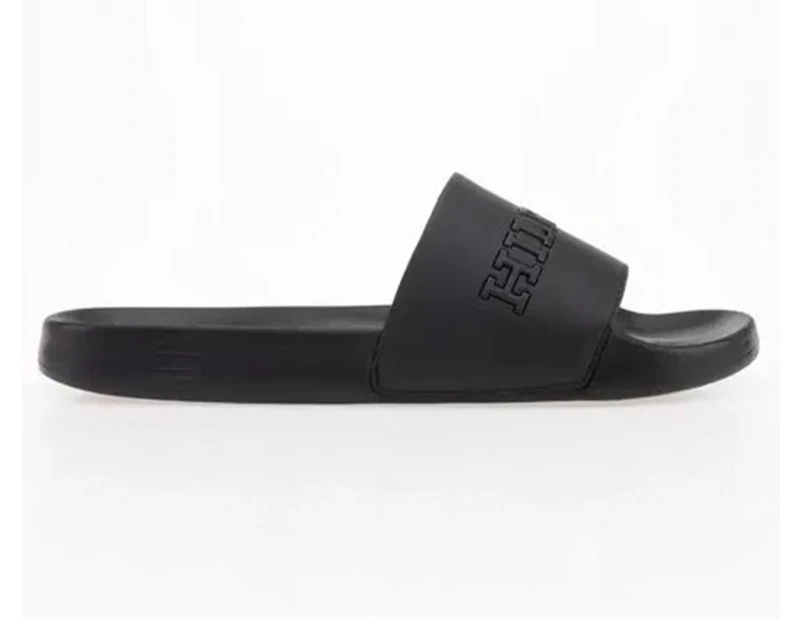 Tommy Hilfiger Men's 3D Print Pool Slides - Black