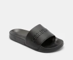 Tommy Hilfiger Men's 3D Print Pool Slides - Black